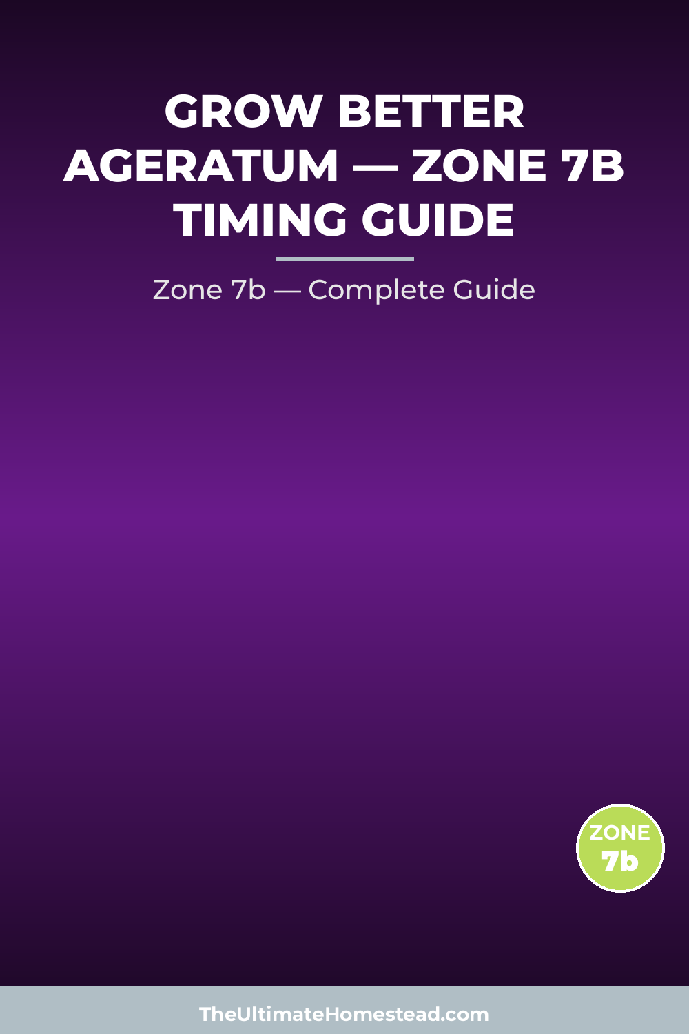 When to Plant Ageratum in Zone 7b