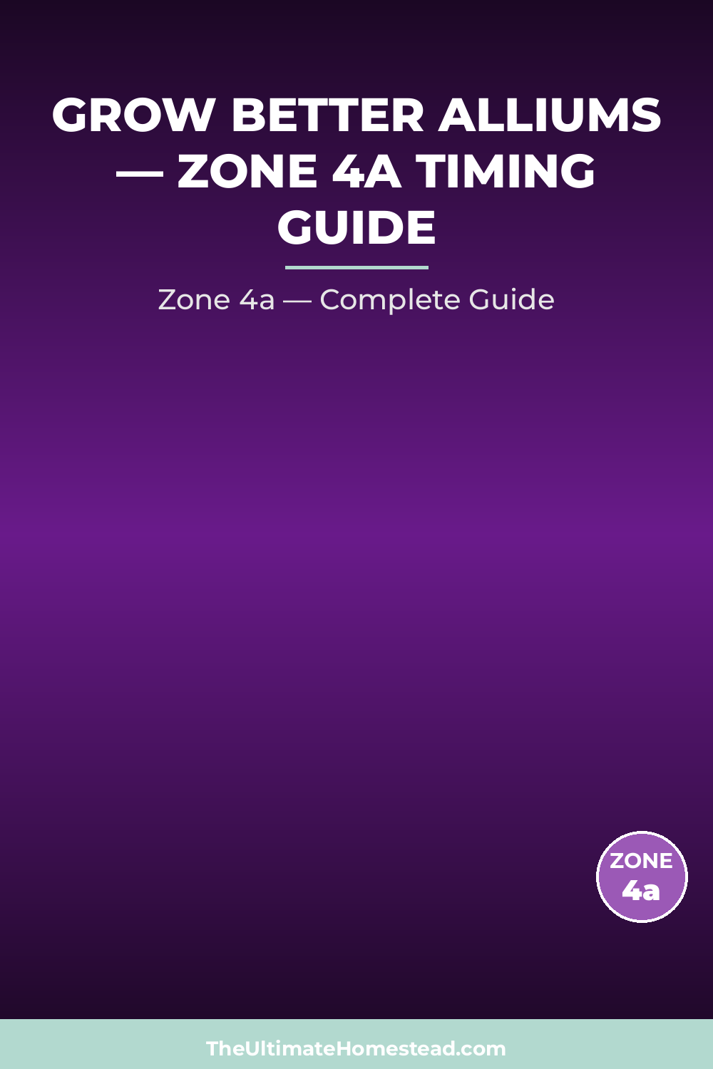 When to Plant Alliums in Zone 4a