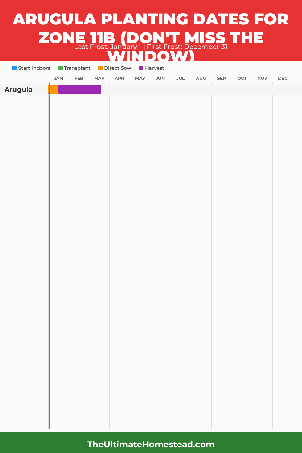 When to Plant Arugula in Zone 11b