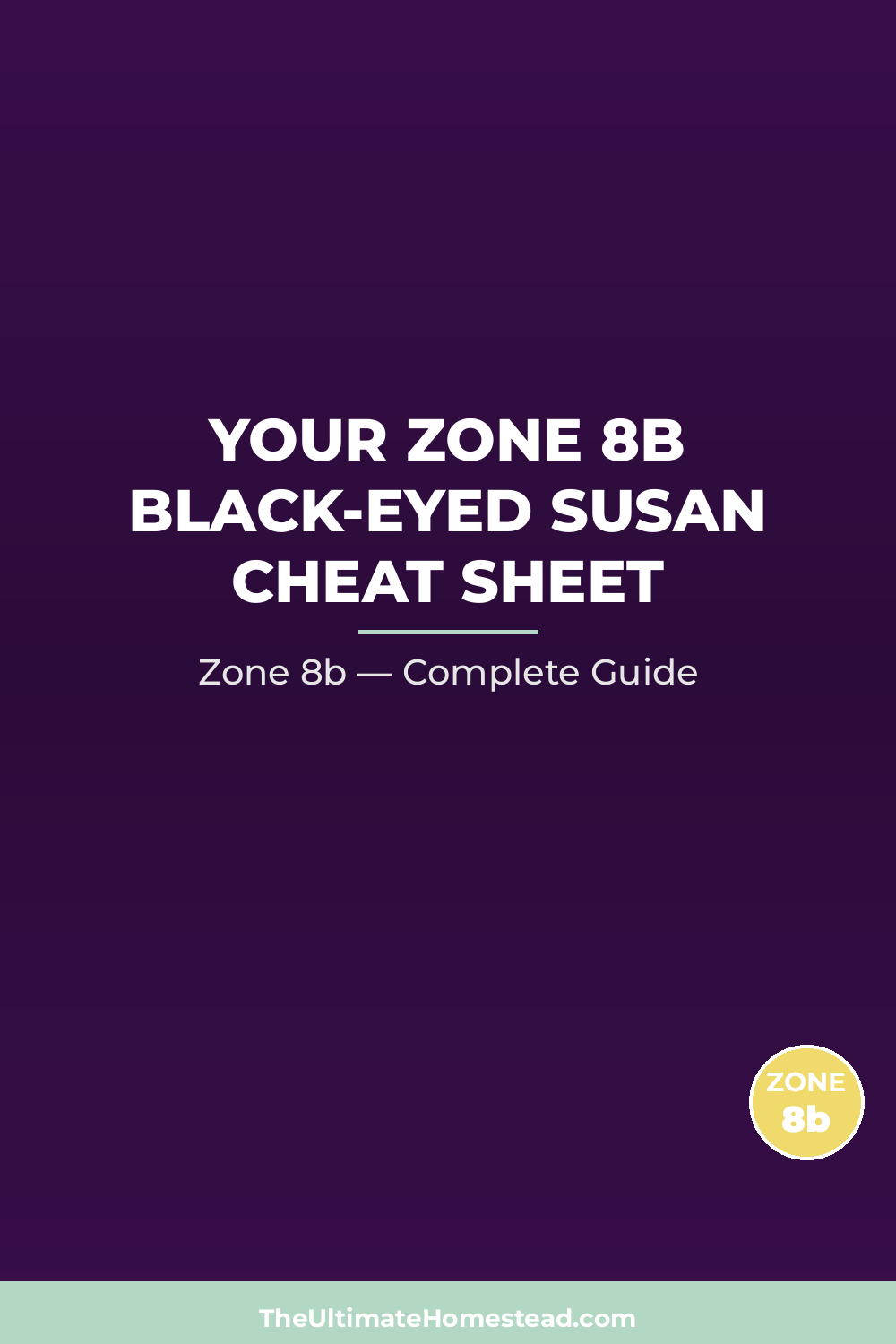 When to Plant Black-eyed Susan in Zone 8b