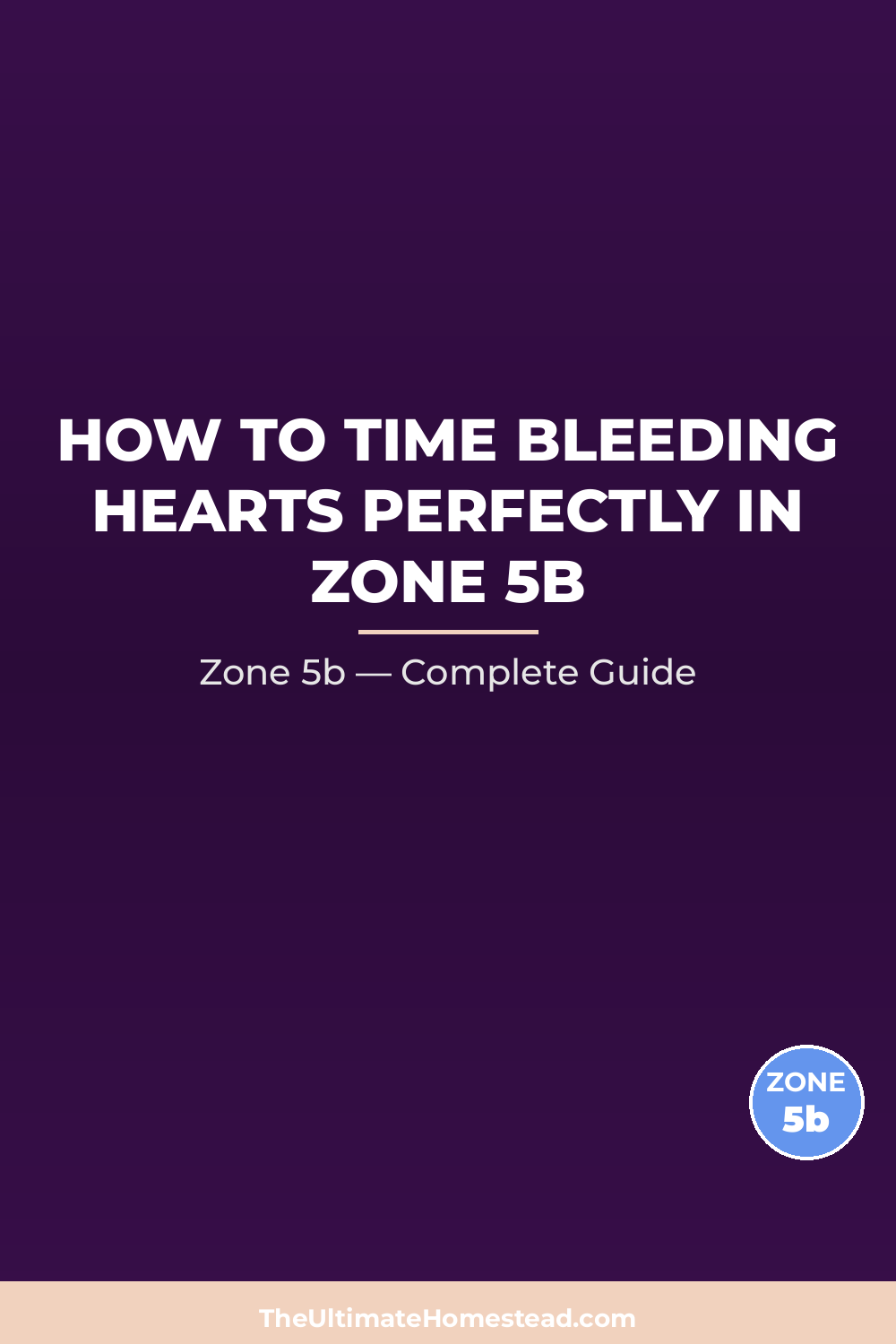 When to Plant Bleeding Hearts in Zone 5b