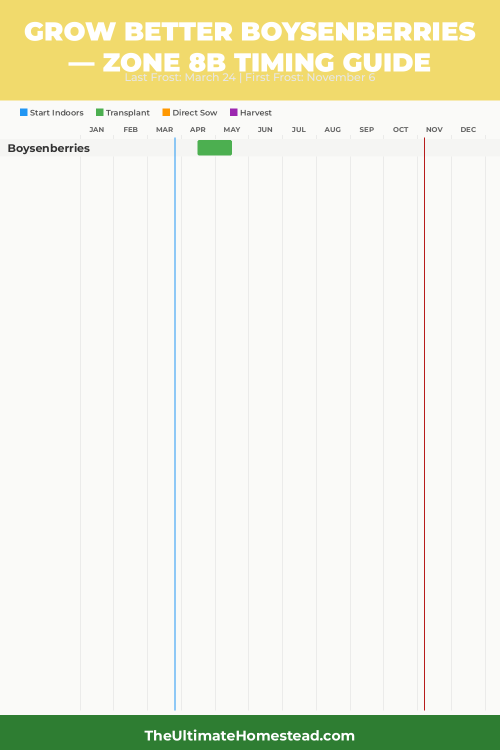 When to Plant Boysenberries in Zone 8b