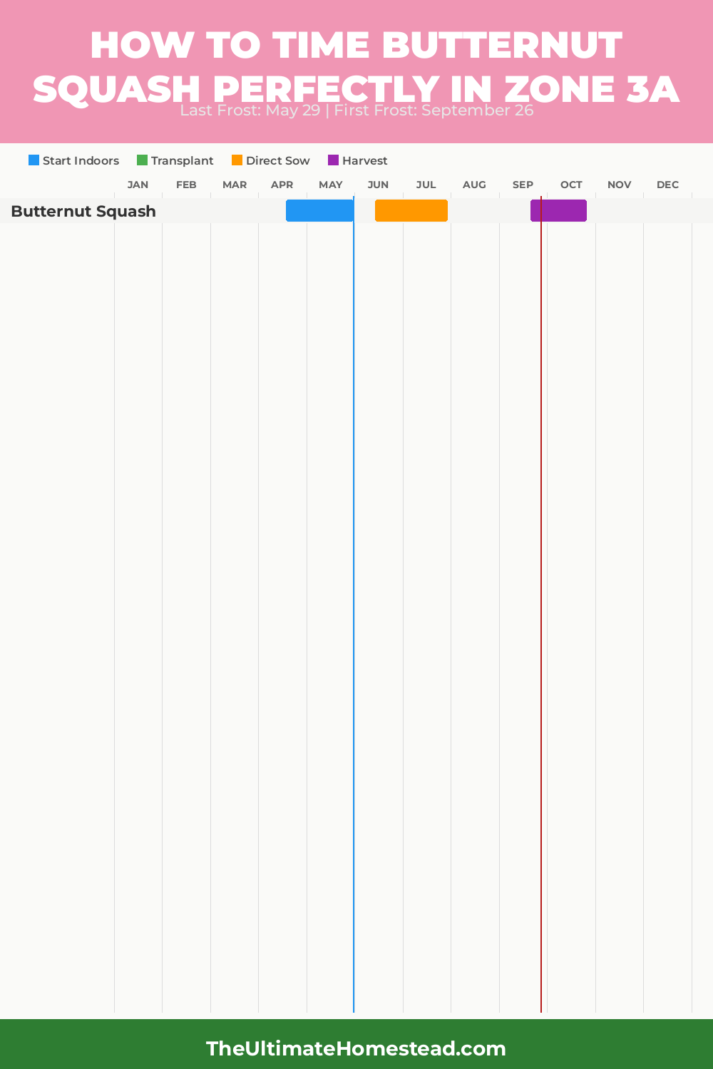 When to Plant Butternut Squash in Zone 3a