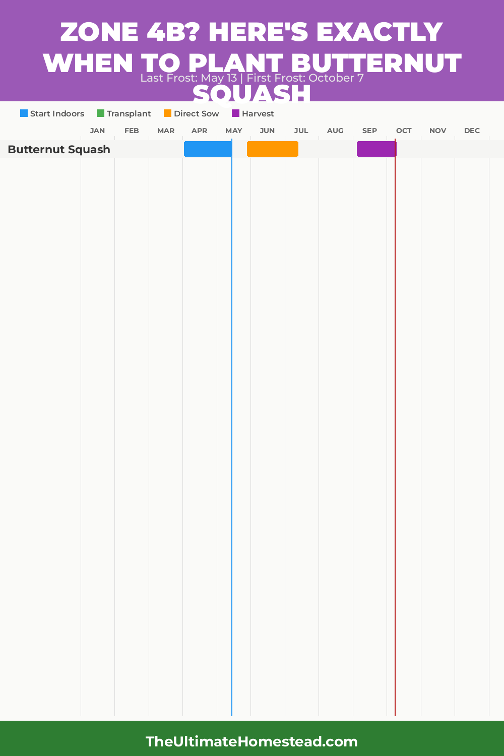 When to Plant Butternut Squash in Zone 4b