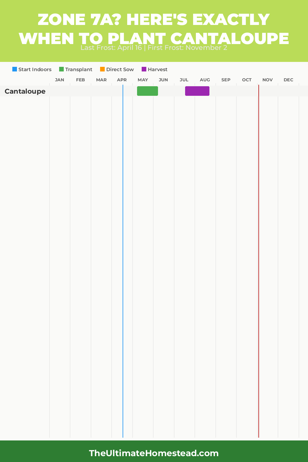 When to Plant Cantaloupe in Zone 7a