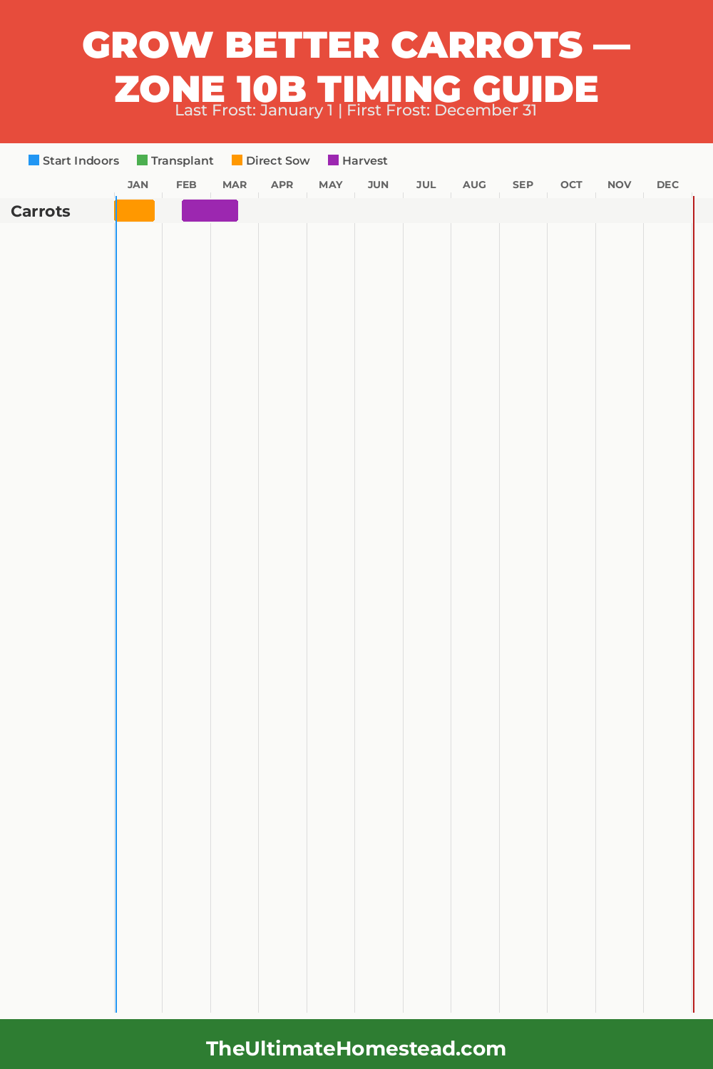 When to Plant Carrots in Zone 10b