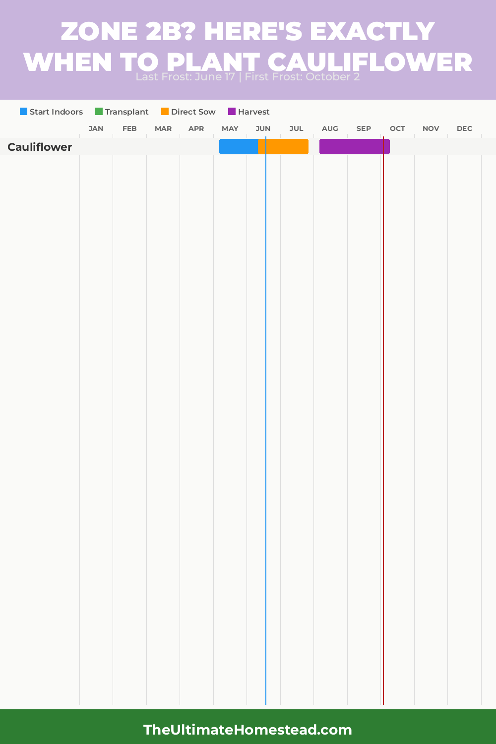 When to Plant Cauliflower in Zone 2b