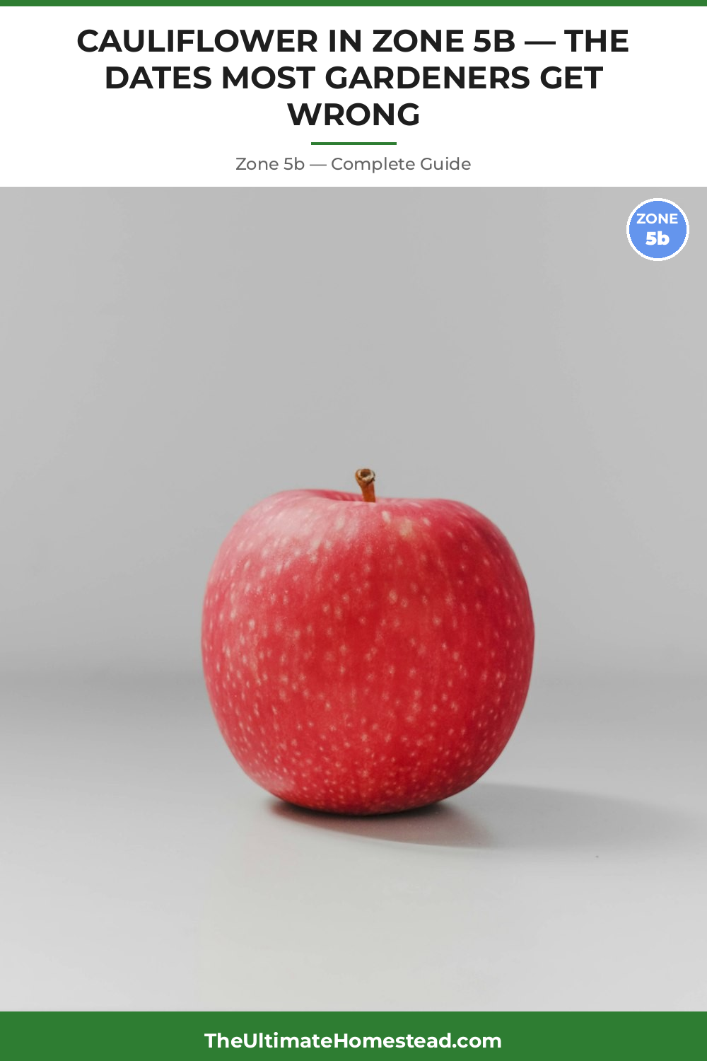 When to Plant Cauliflower in Zone 5b