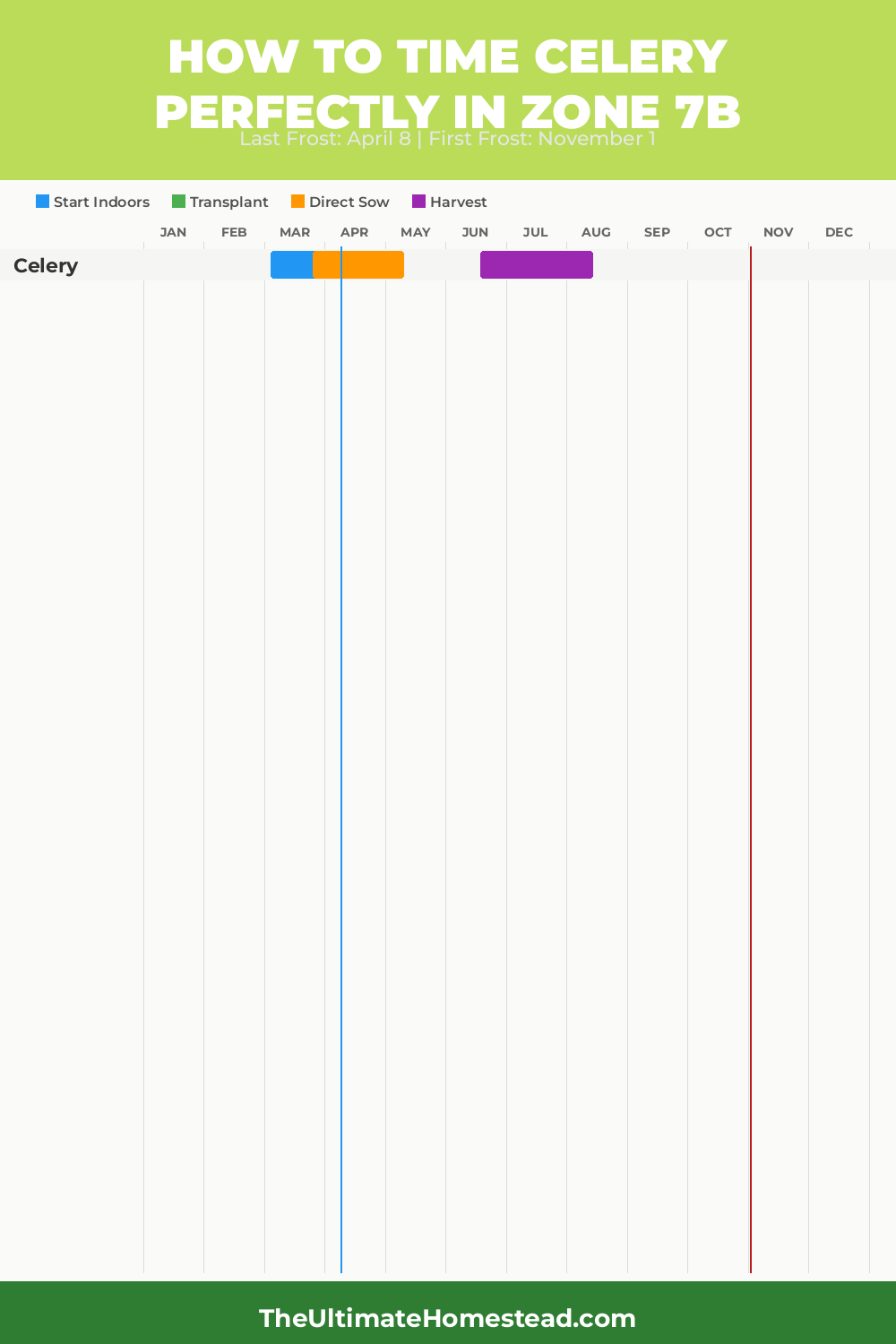 When to Plant Celery in Zone 7b