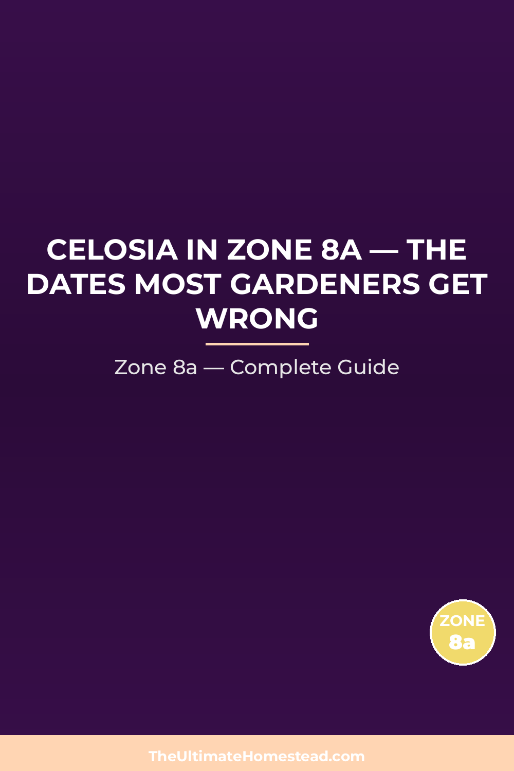 When to Plant Celosia in Zone 8a