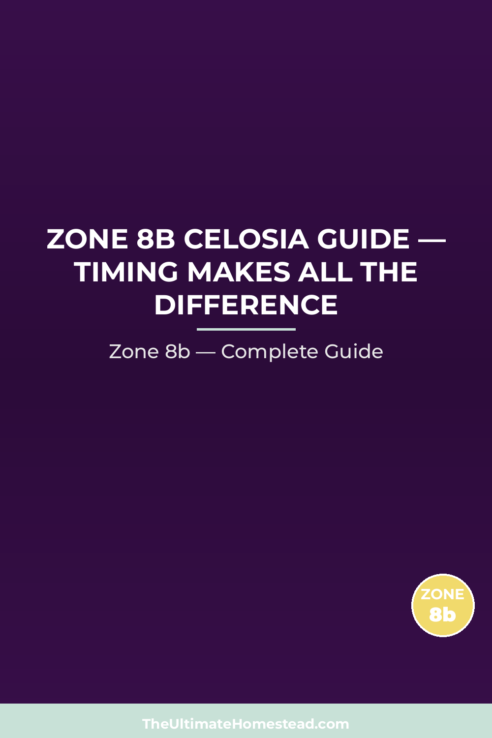 When to Plant Celosia in Zone 8b
