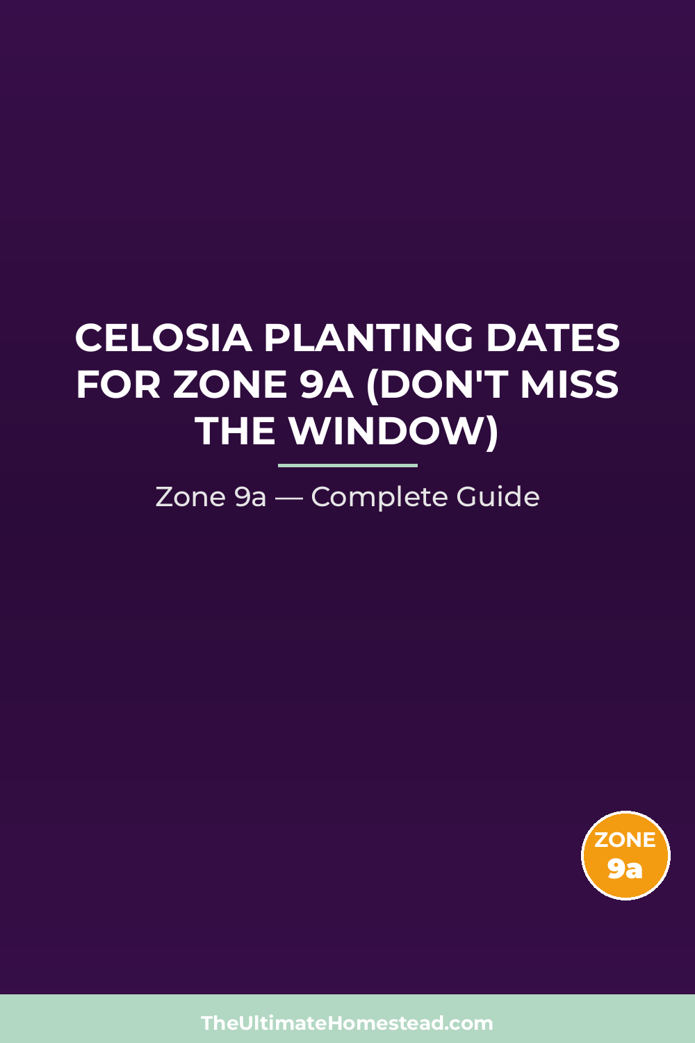 When to Plant Celosia in Zone 9a