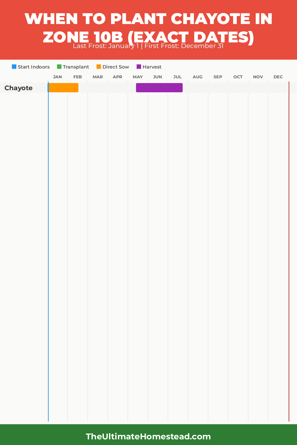 When to Plant Chayote in Zone 10b