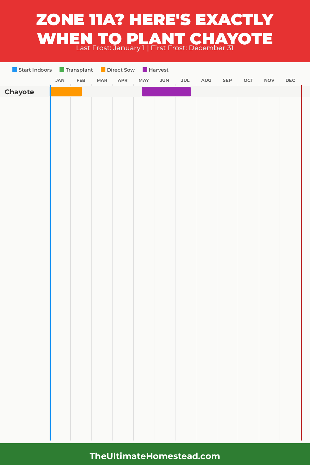 When to Plant Chayote in Zone 11a