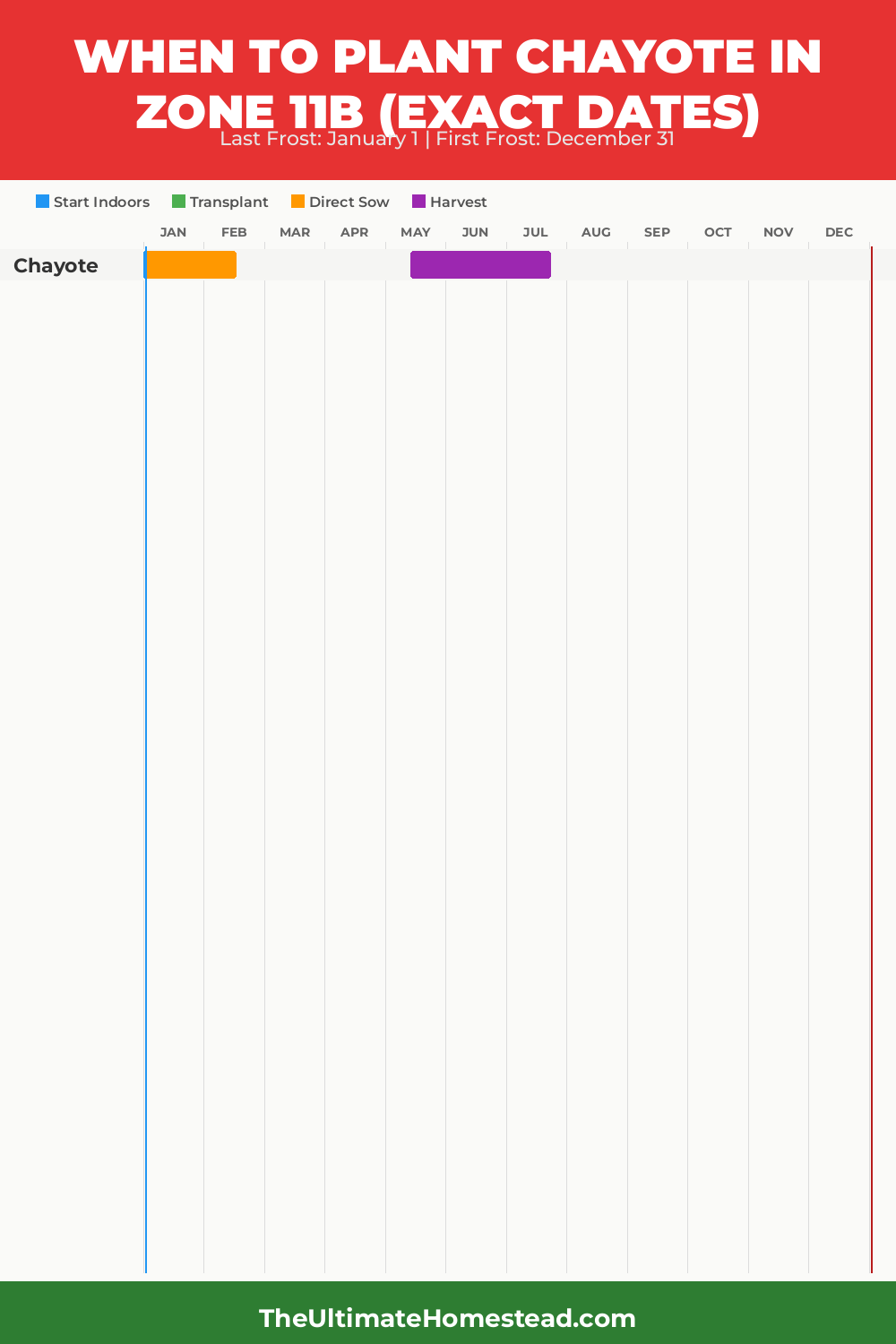 When to Plant Chayote in Zone 11b