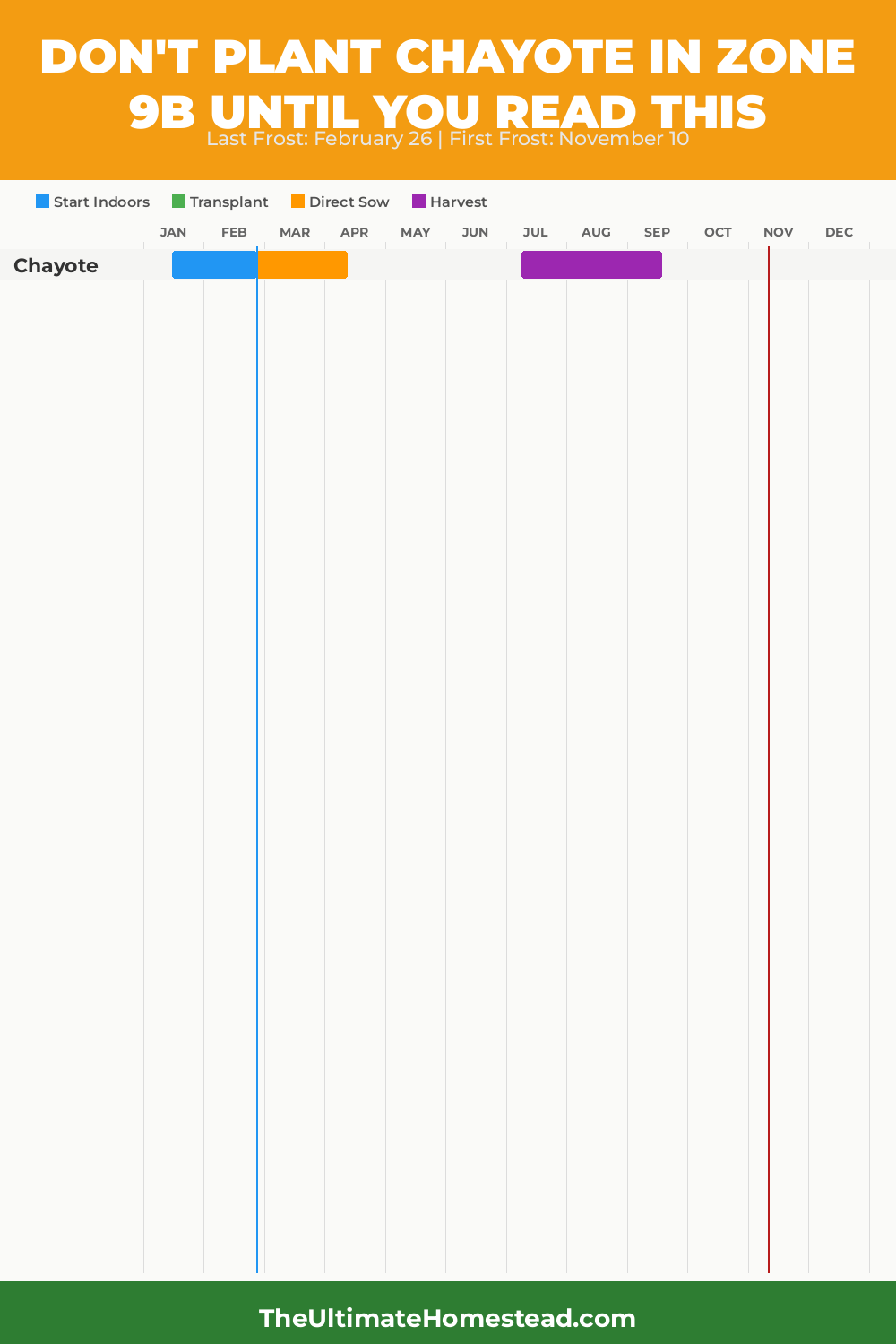 When to Plant Chayote in Zone 9b