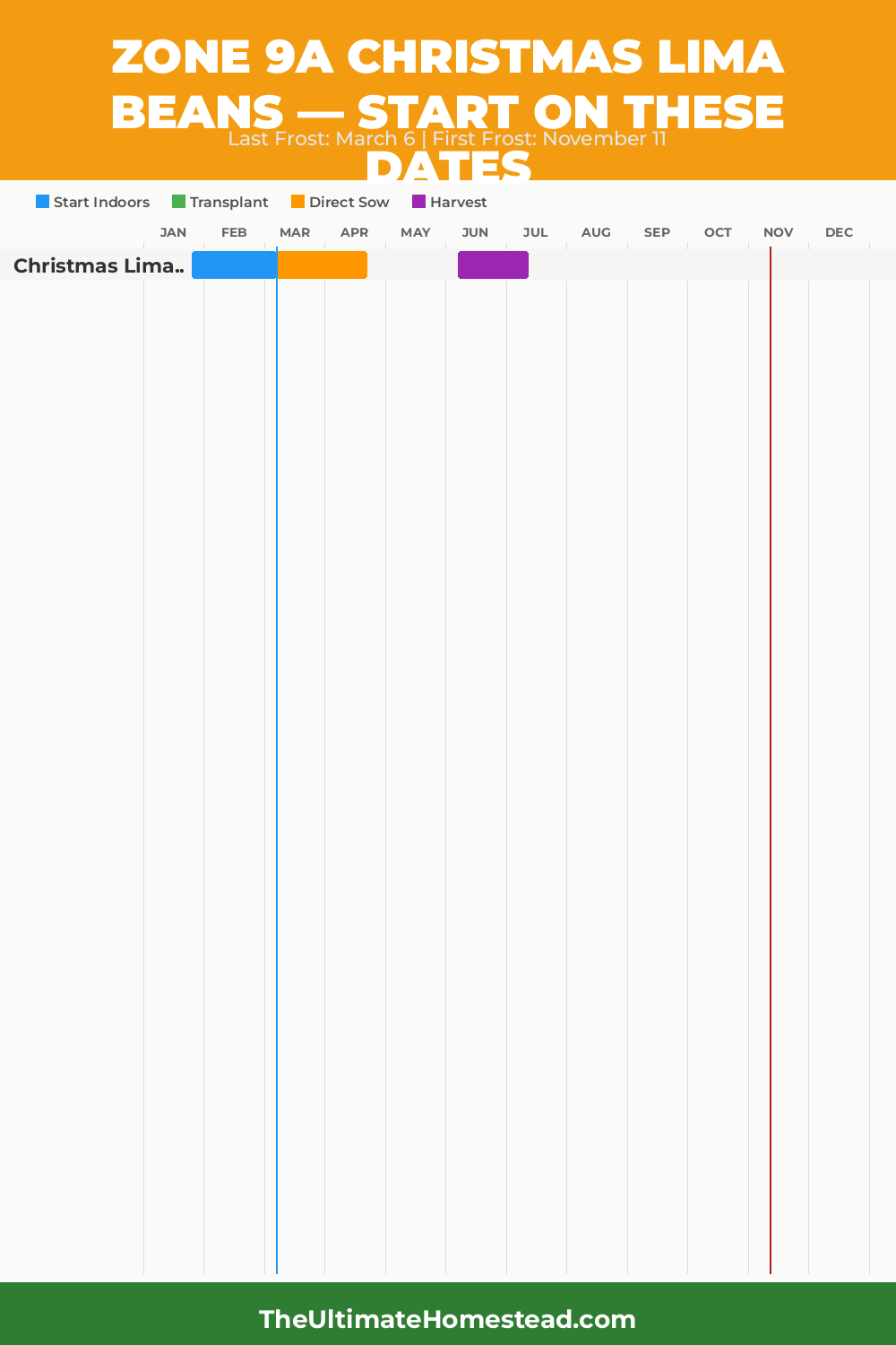 When to Plant Christmas Lima Beans in Zone 9a