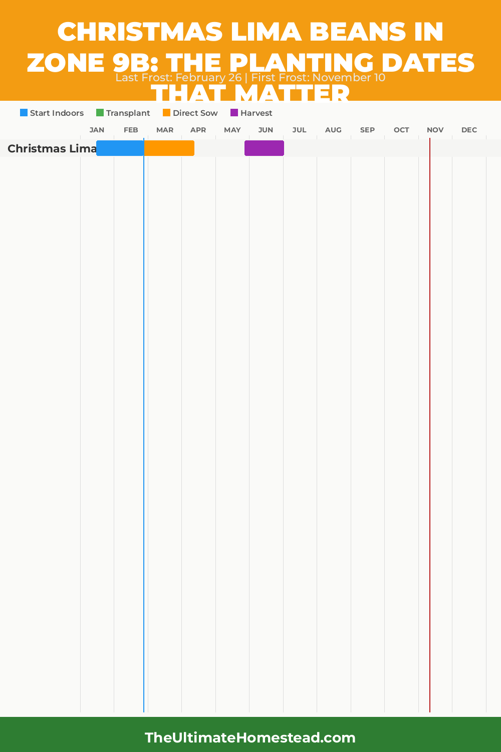 When to Plant Christmas Lima Beans in Zone 9b