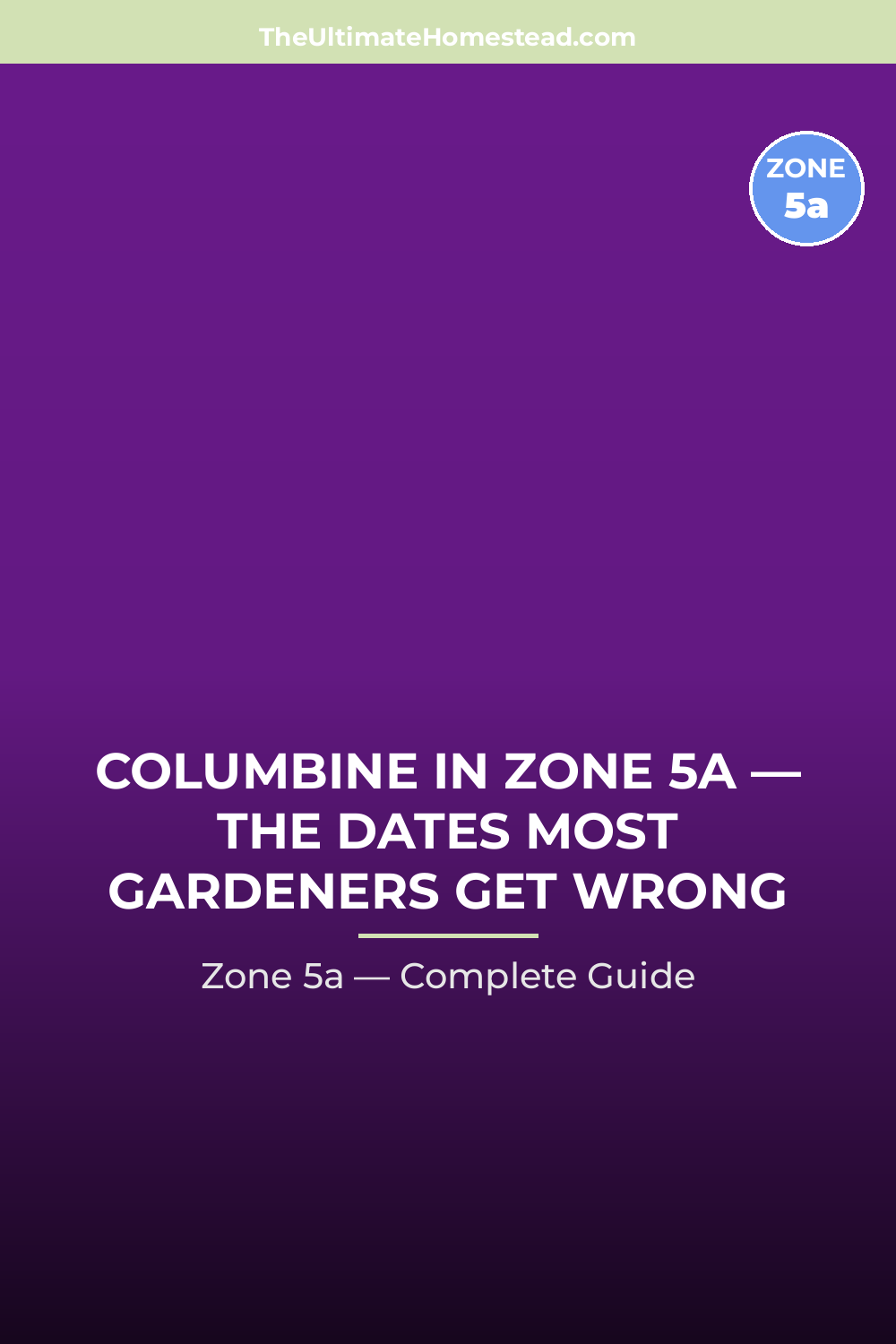 When to Plant Columbine in Zone 5a