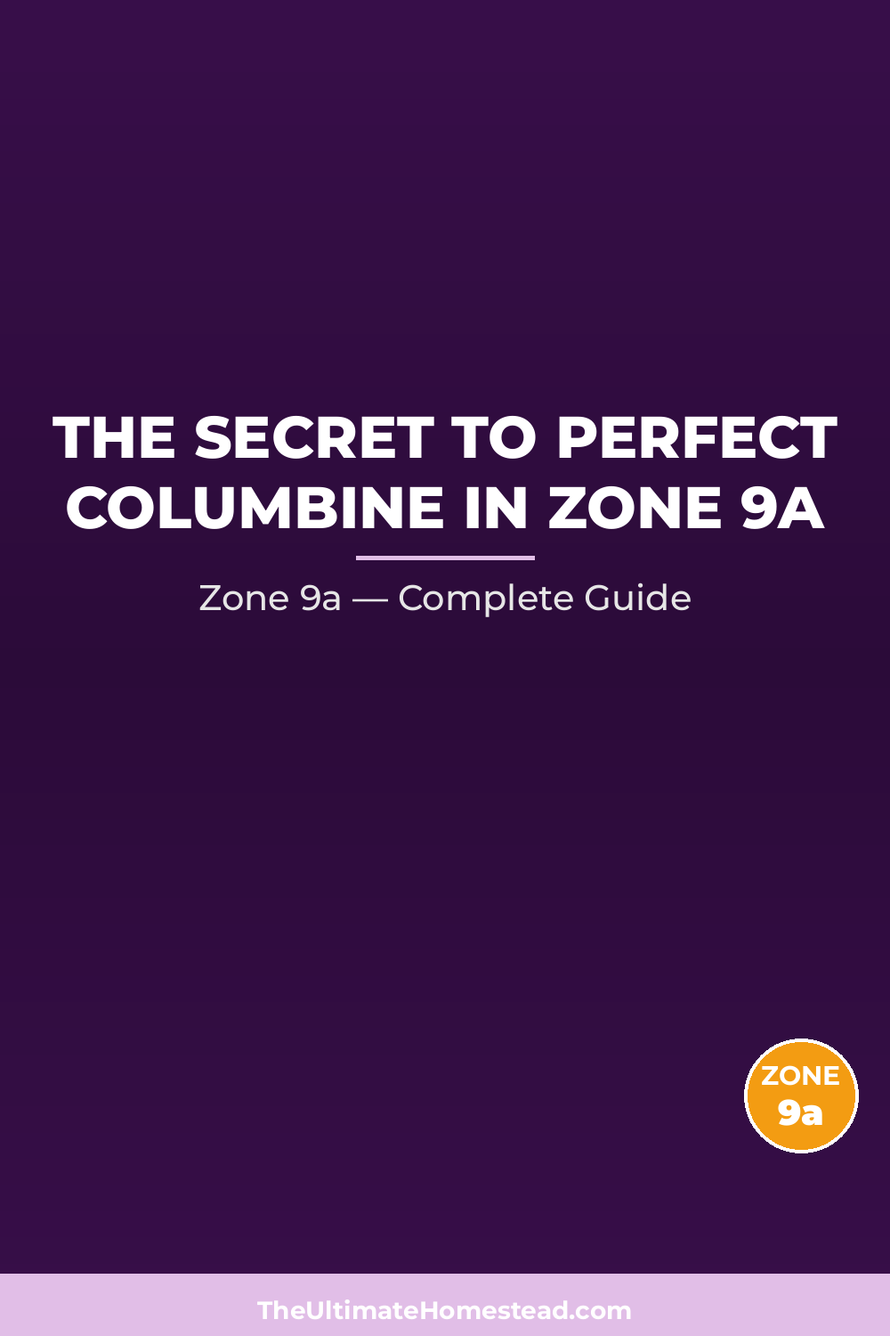When to Plant Columbine in Zone 9a