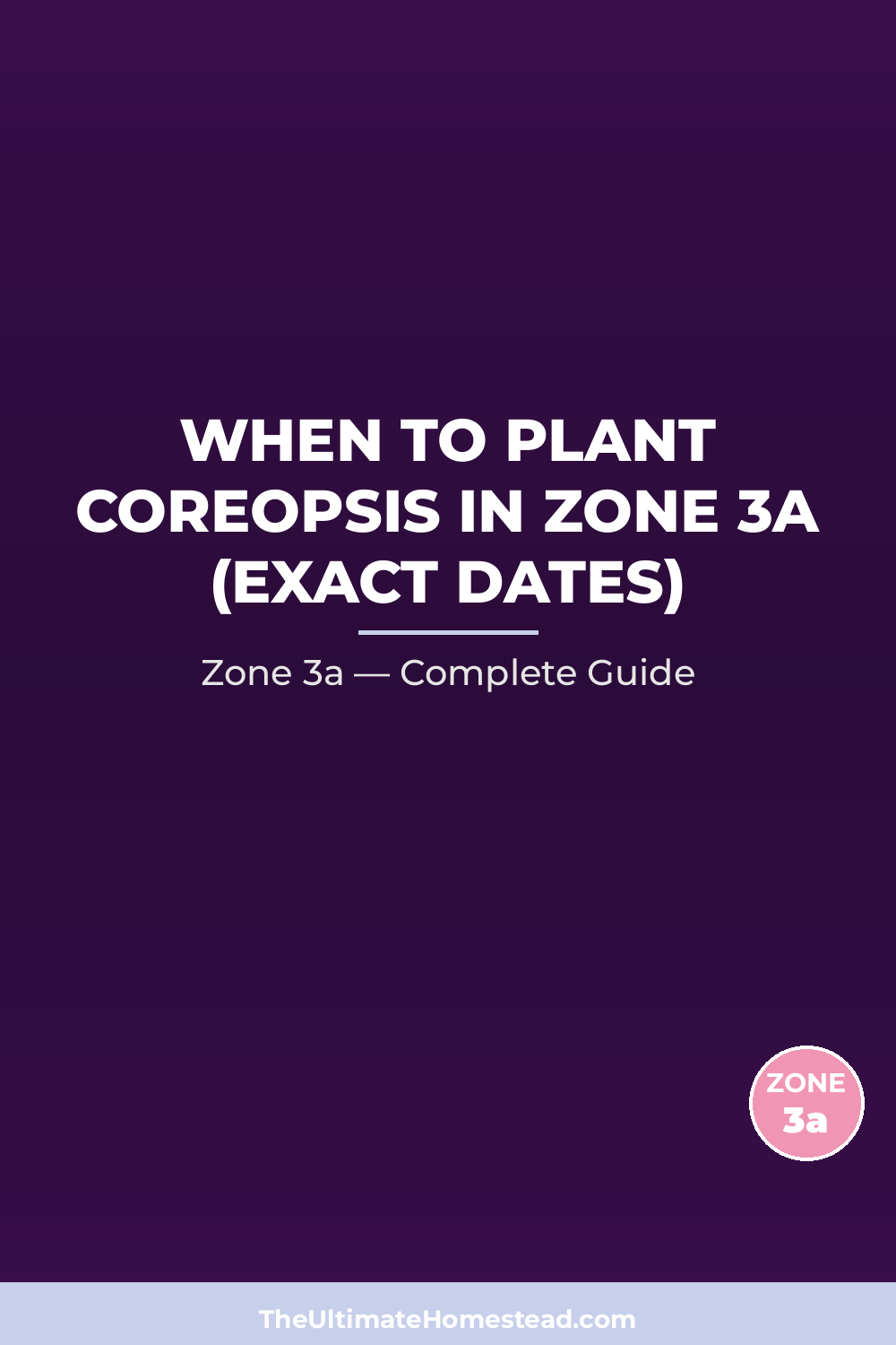 When to Plant Coreopsis in Zone 3a