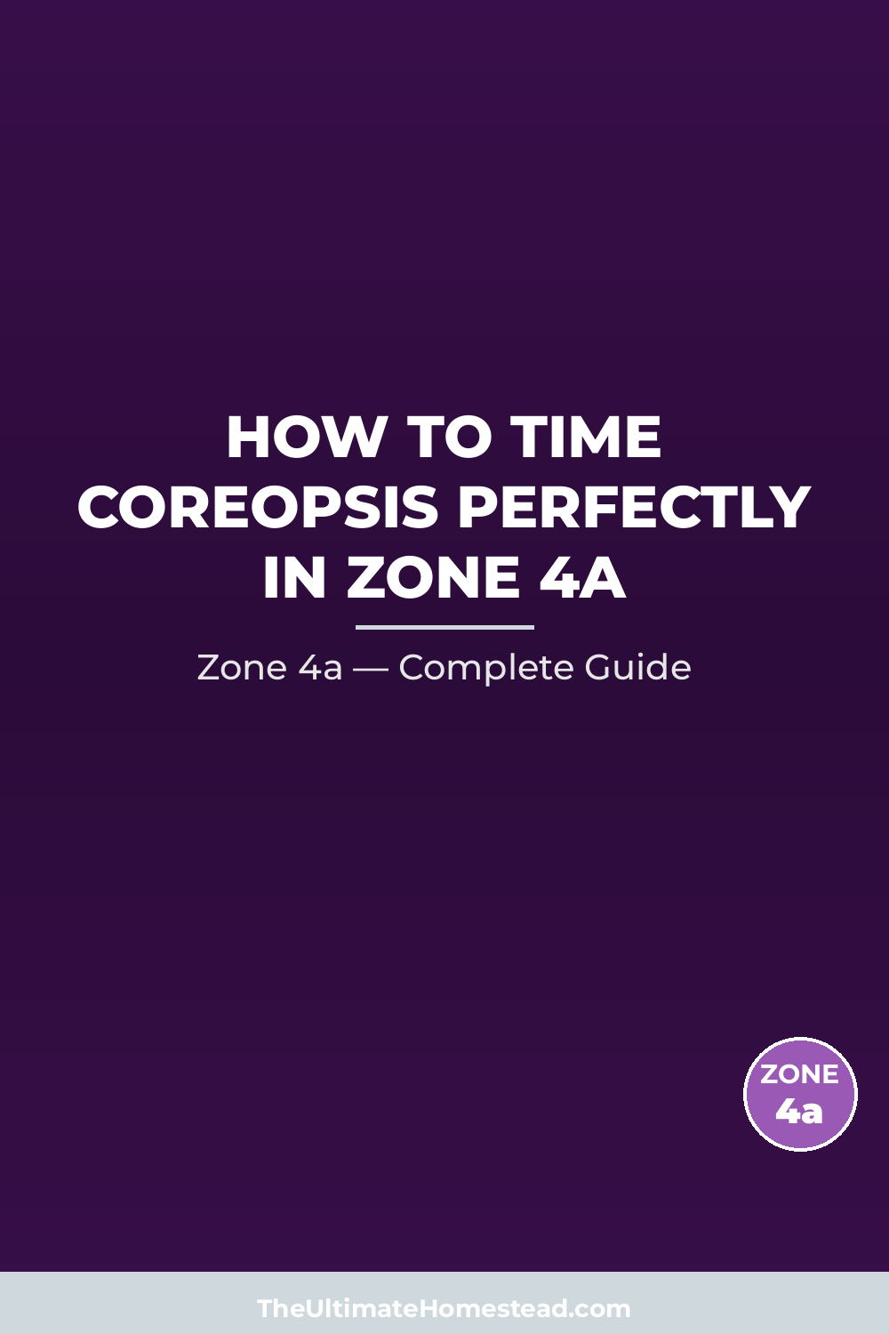 When to Plant Coreopsis in Zone 4a