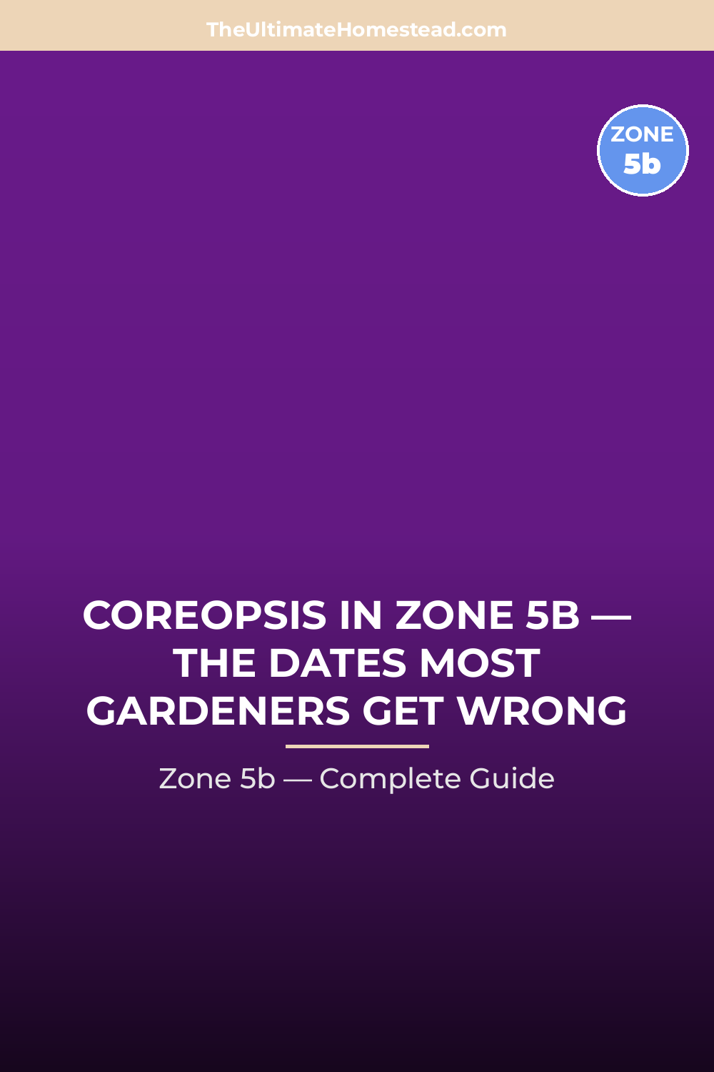 When to Plant Coreopsis in Zone 5b