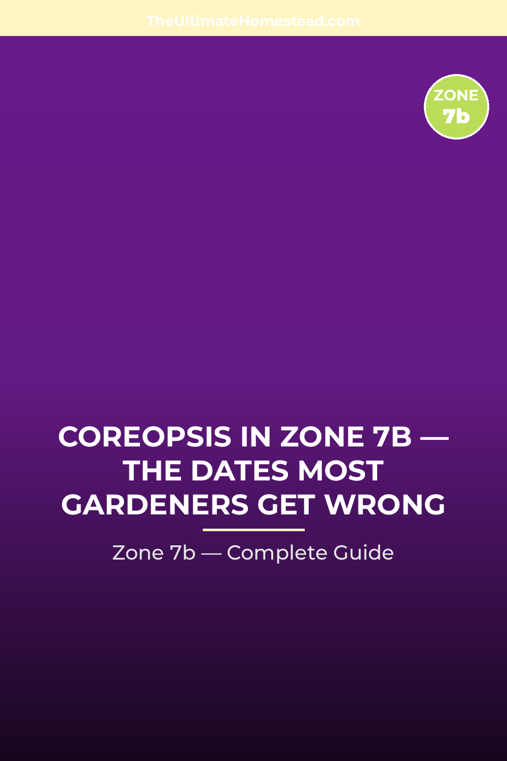 When to Plant Coreopsis in Zone 7b