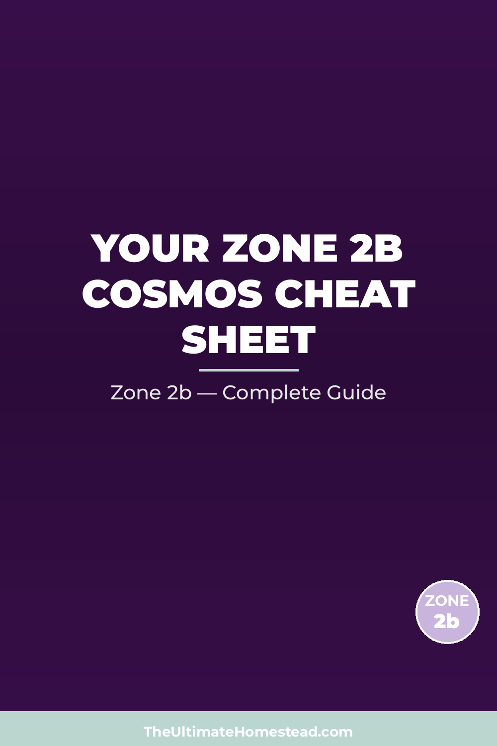 When to Plant Cosmos in Zone 2b