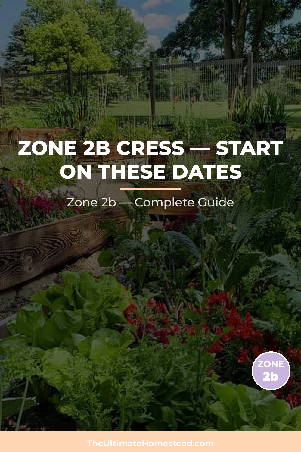 When to Plant Cress in Zone 2b