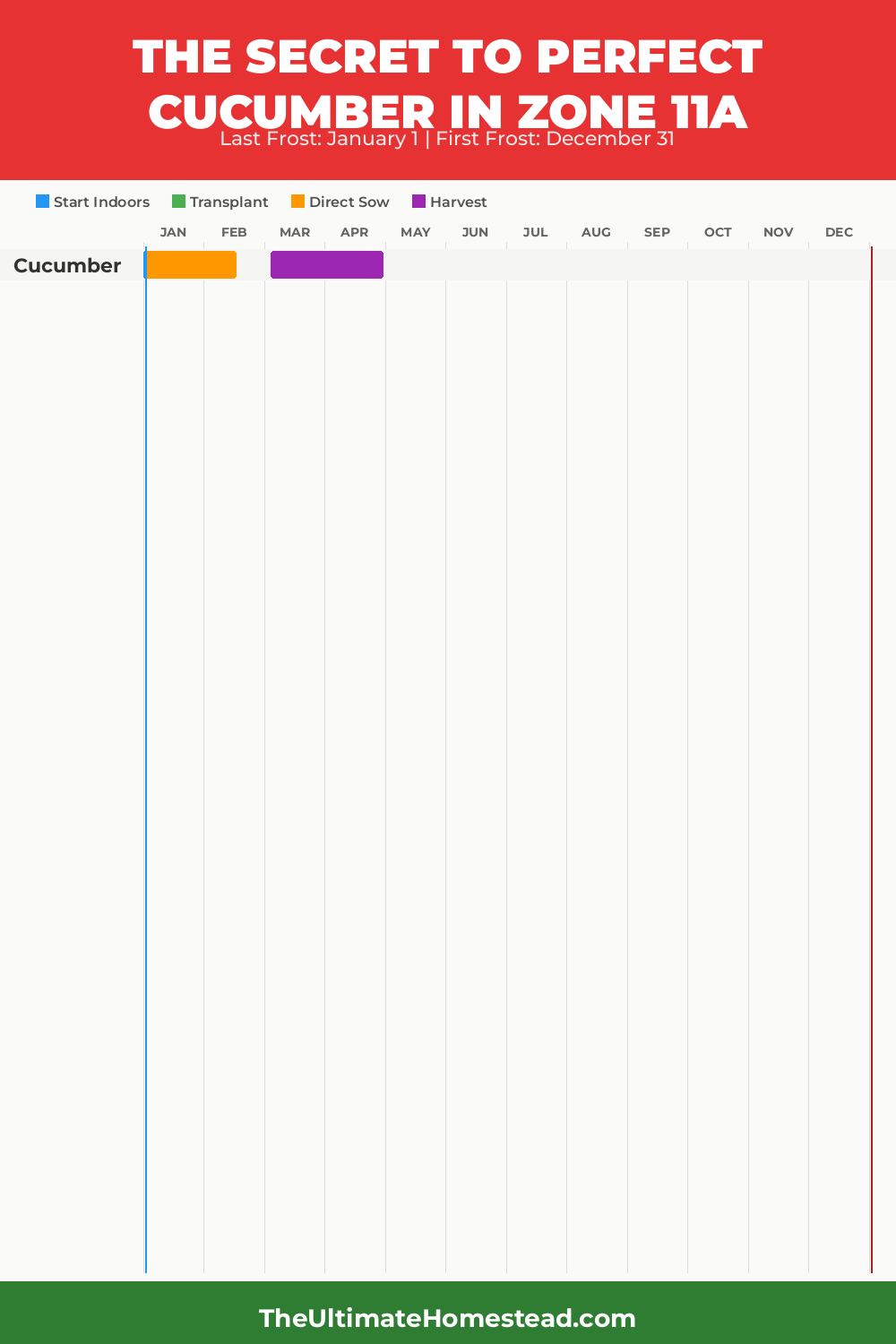 When to Plant Cucumber in Zone 11a