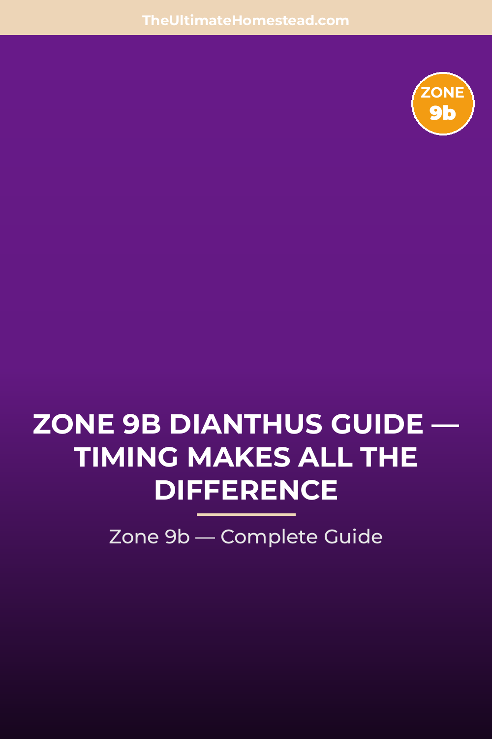 When to Plant Dianthus in Zone 9b