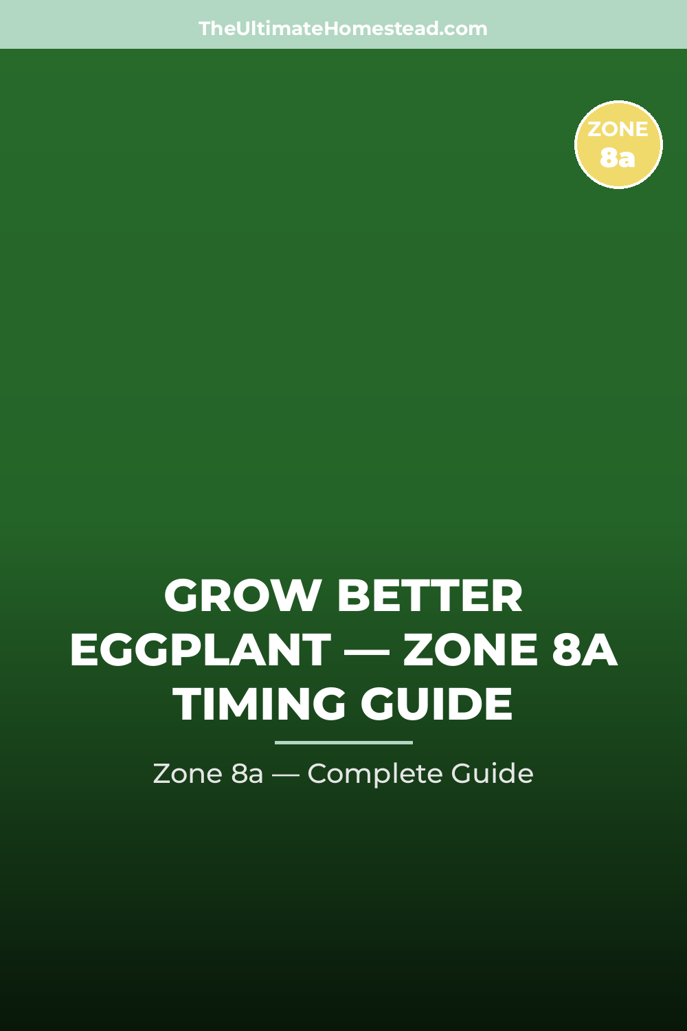 When to Plant Eggplant in Zone 8a