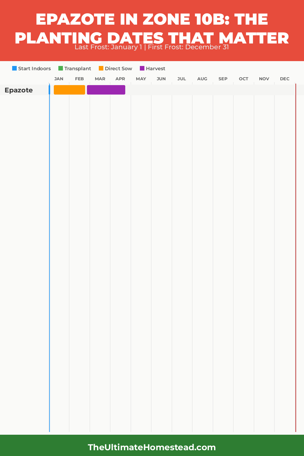 When to Plant Epazote in Zone 10b