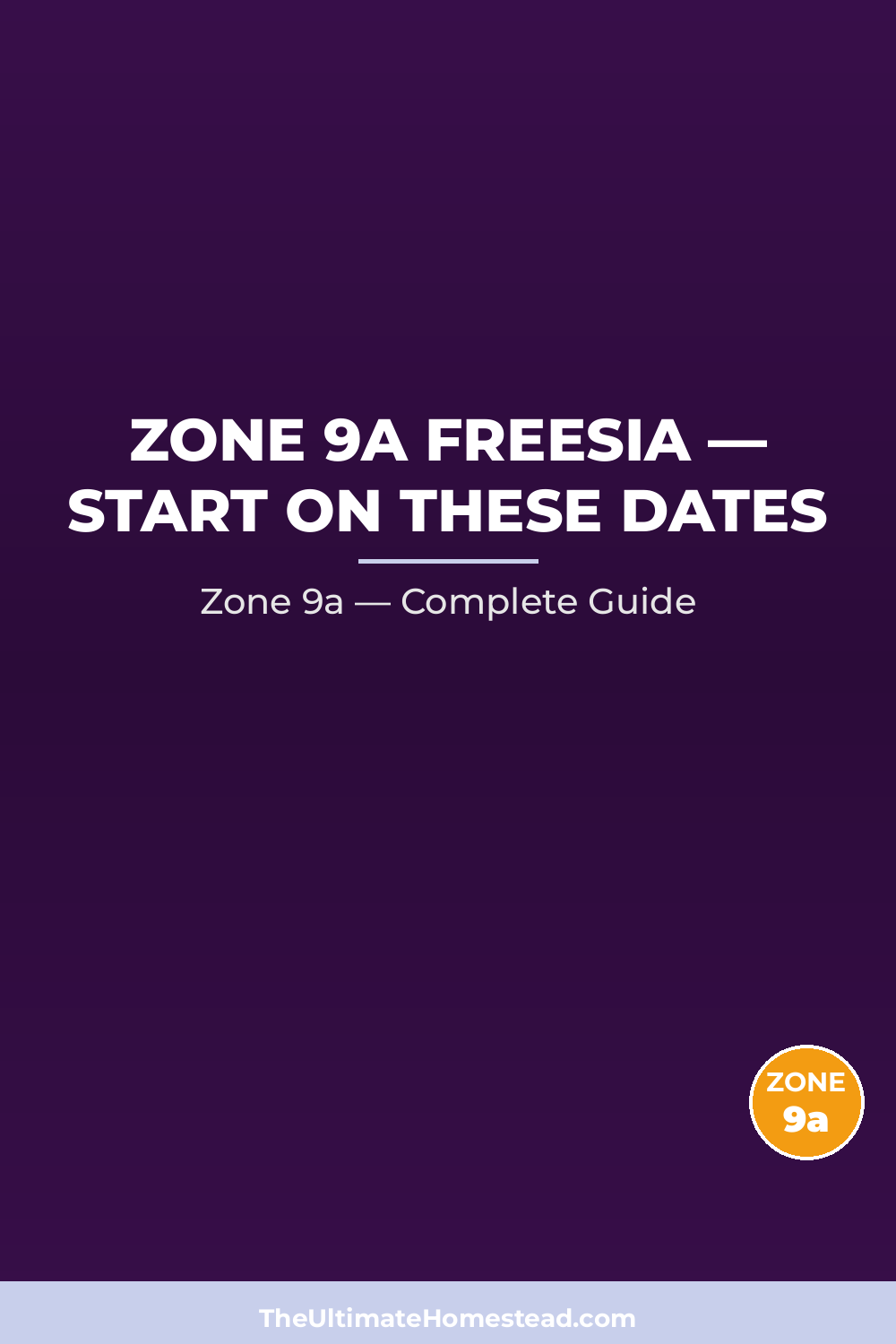 When to Plant Freesia in Zone 9a