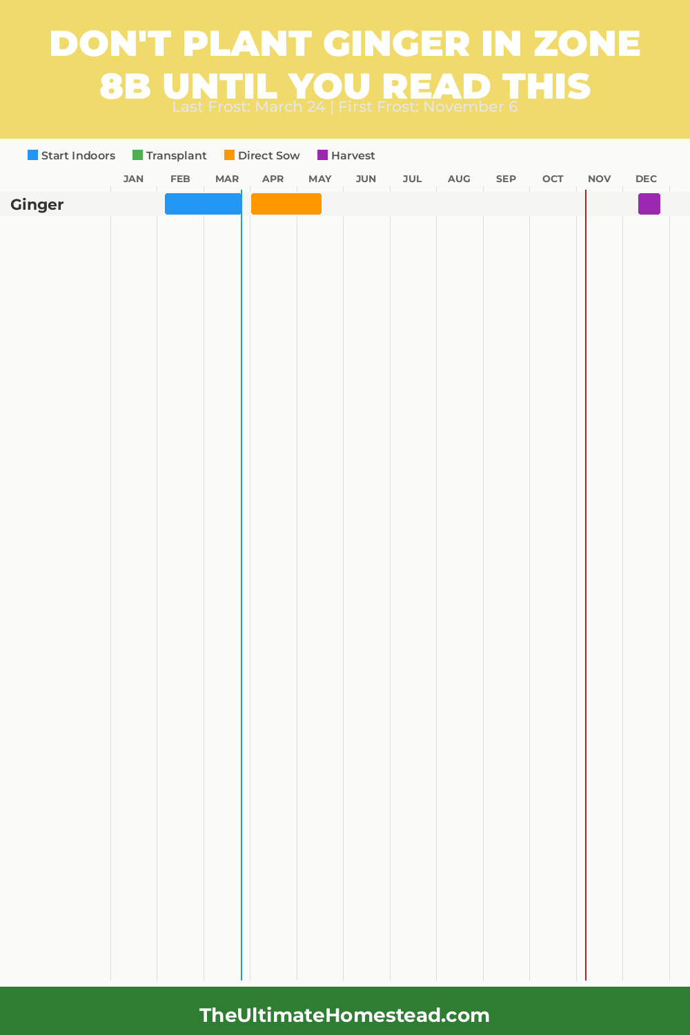 When to Plant Ginger in Zone 8b