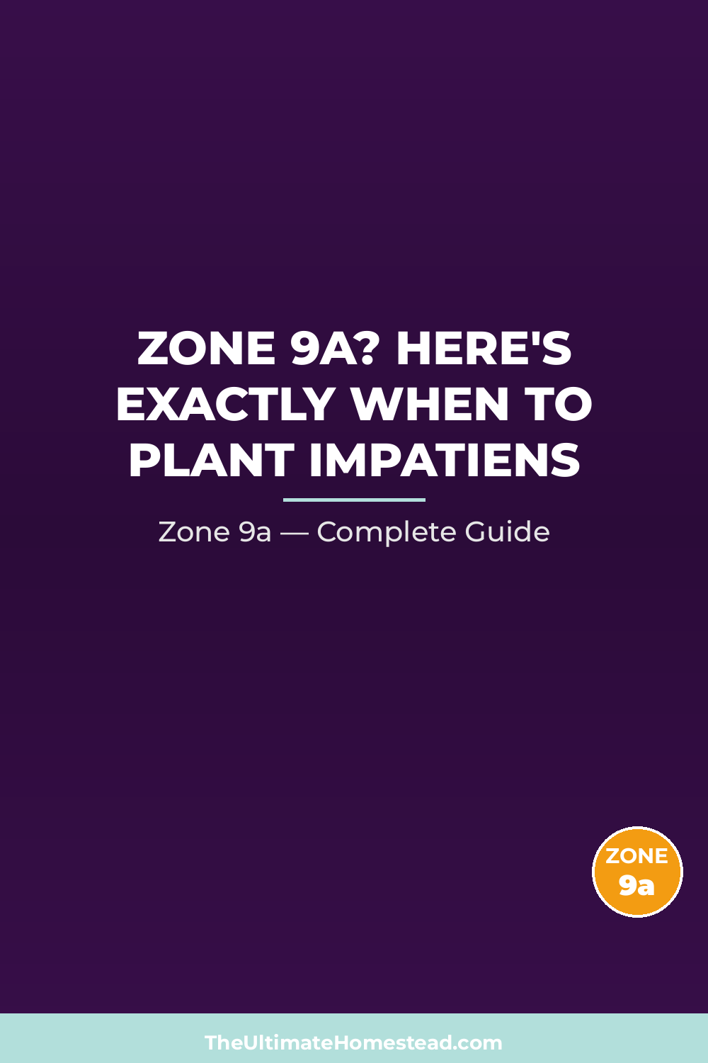 When to Plant Impatiens in Zone 9a