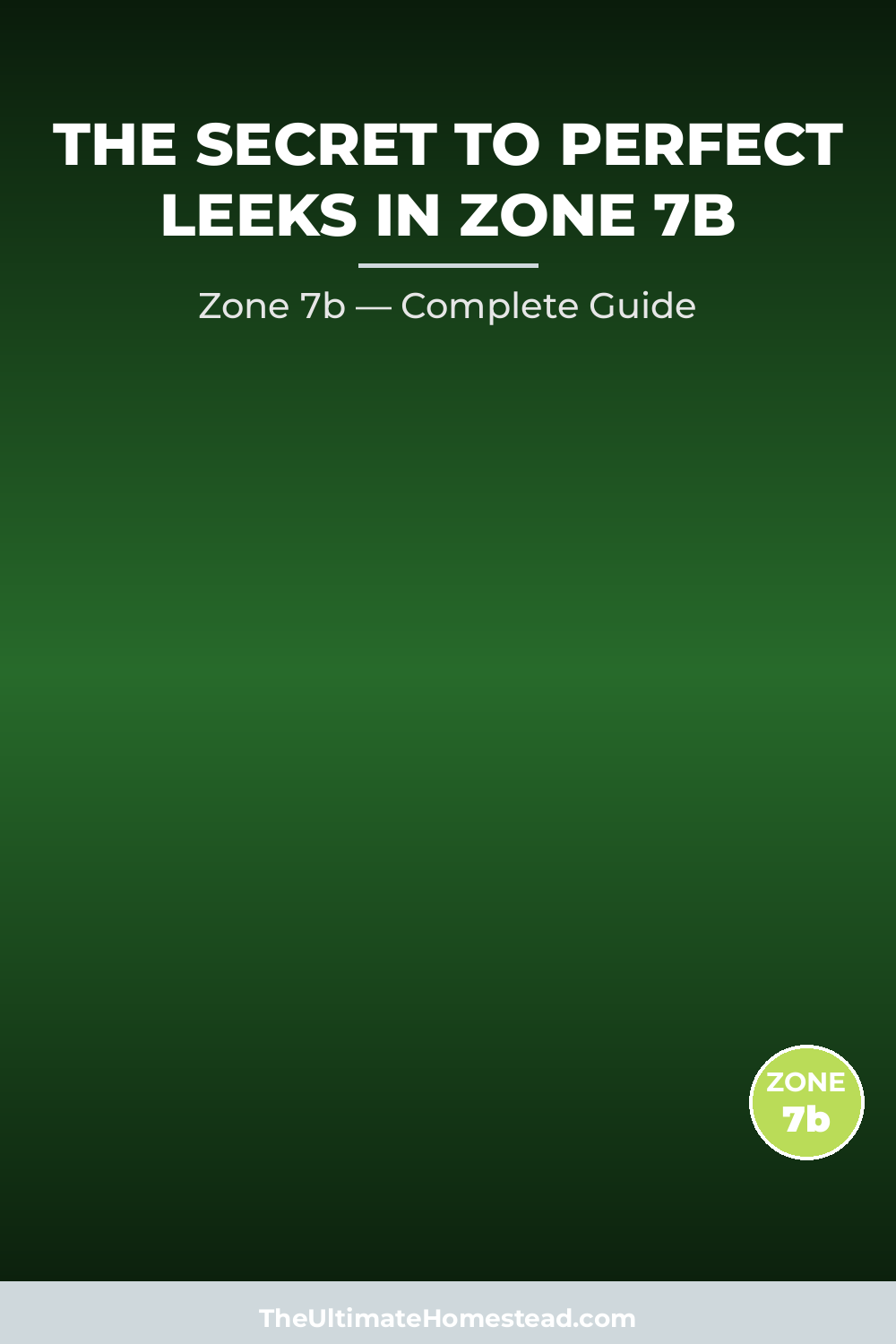 When to Plant Leeks in Zone 7b