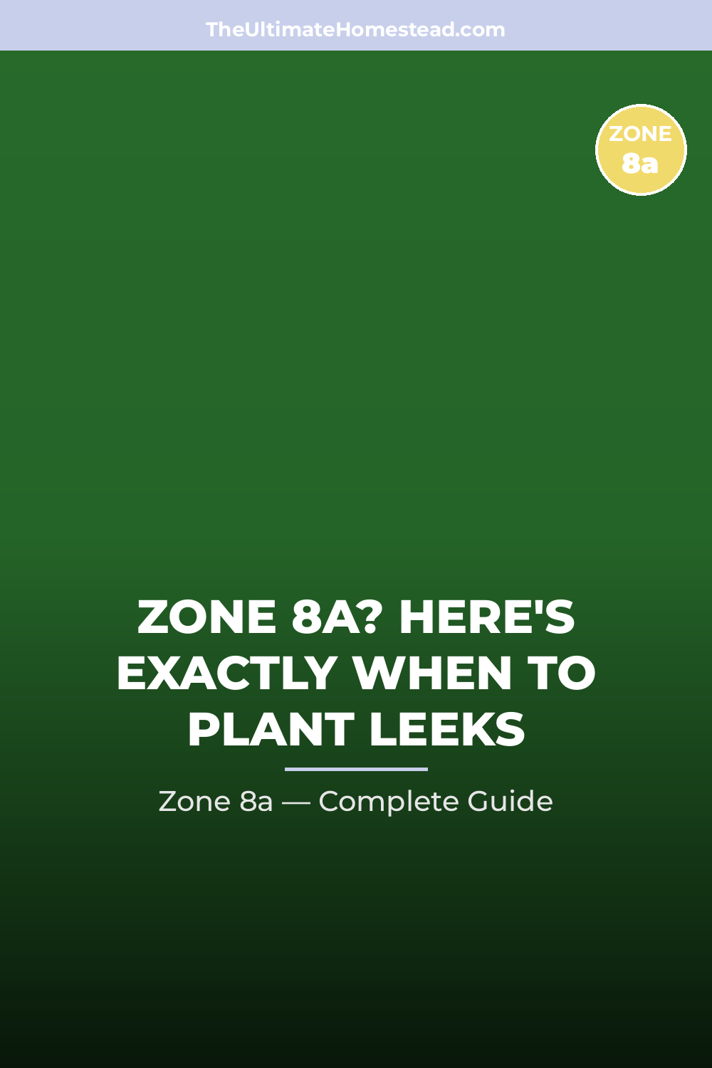 When to Plant Leeks in Zone 8a