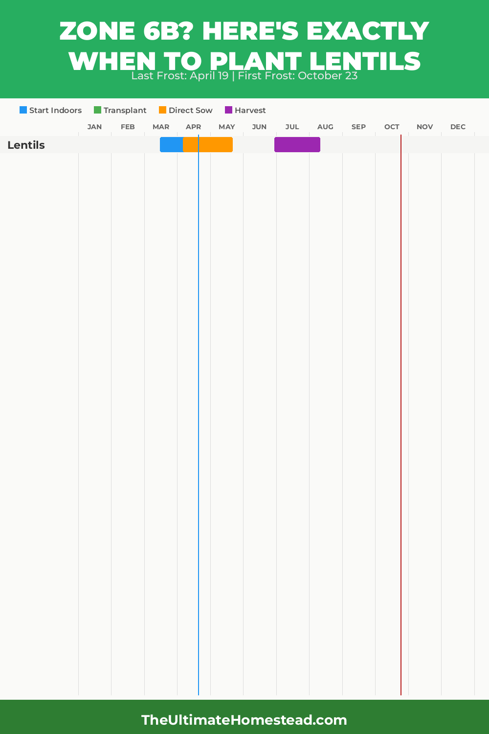When to Plant Lentils in Zone 6b