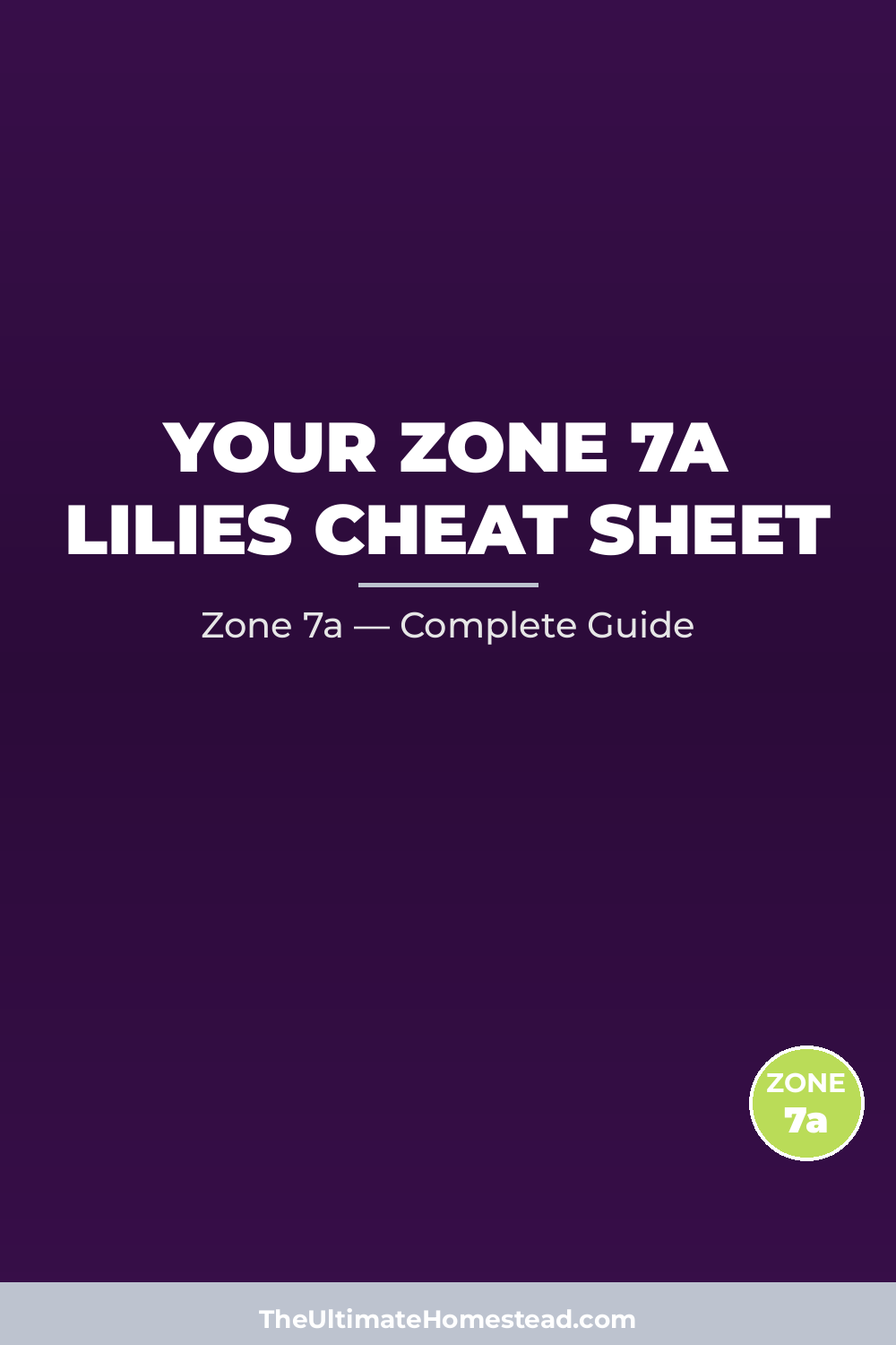 When to Plant Lilies in Zone 7a