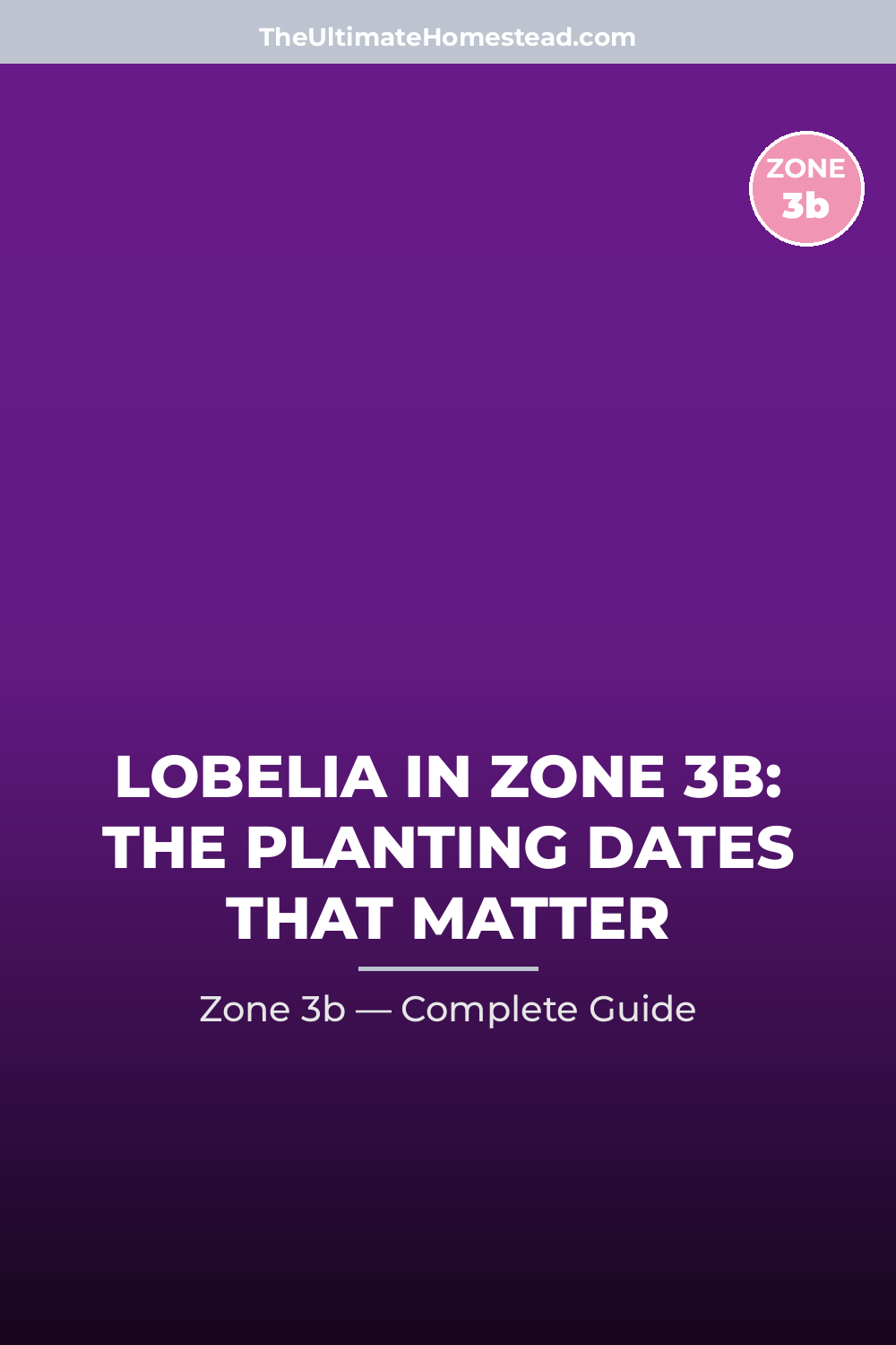 When to Plant Lobelia in Zone 3b