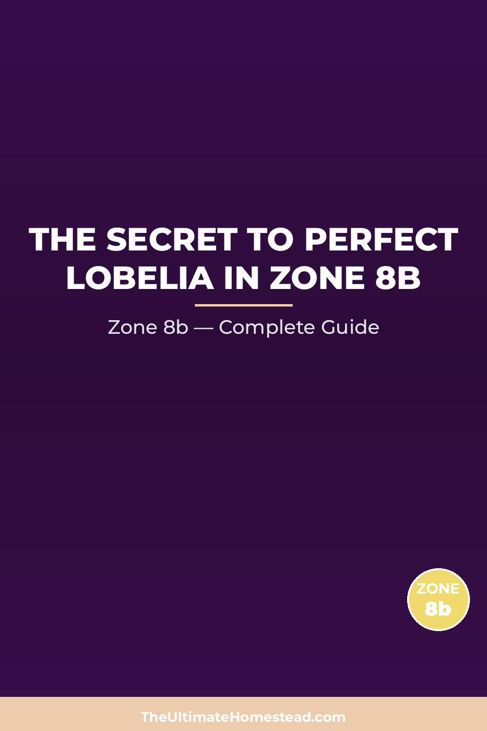 When to Plant Lobelia in Zone 8b