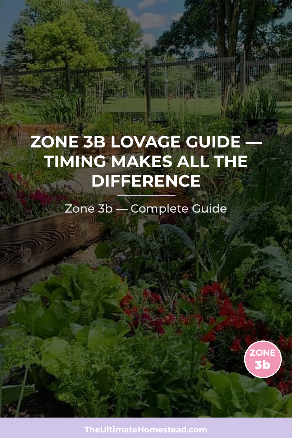 When to Plant Lovage in Zone 3b