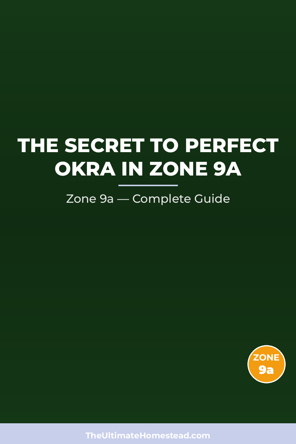 When to Plant Okra in Zone 9a