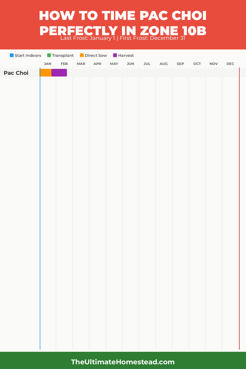 When to Plant Pac Choi in Zone 10b