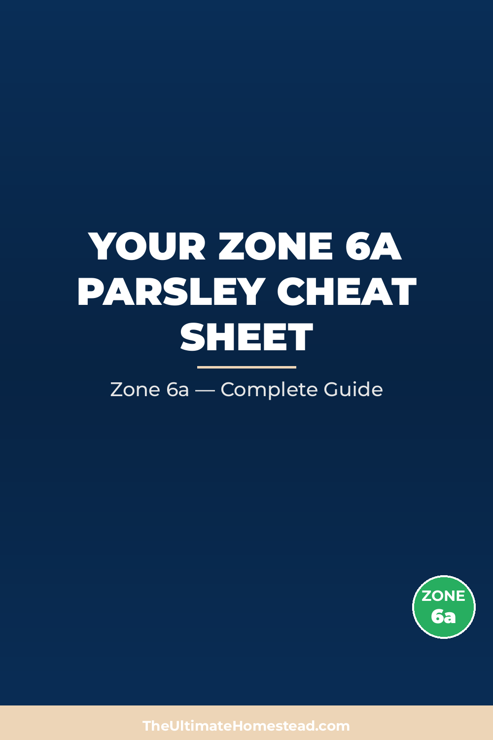 When to Plant Parsley in Zone 6a