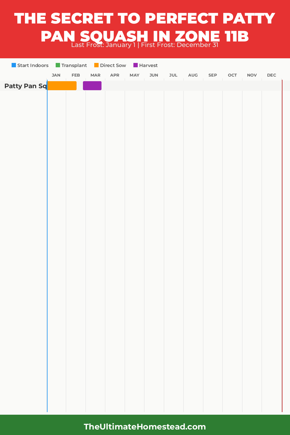 When to Plant Patty Pan Squash in Zone 11b