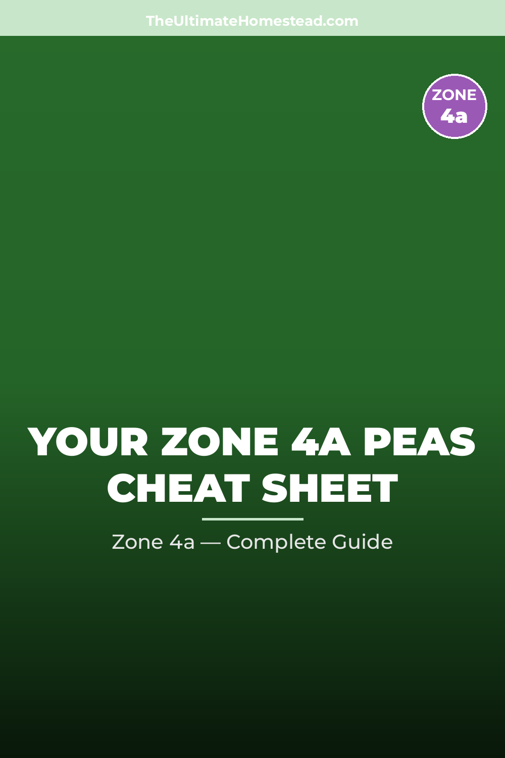 When to Plant Peas in Zone 4a