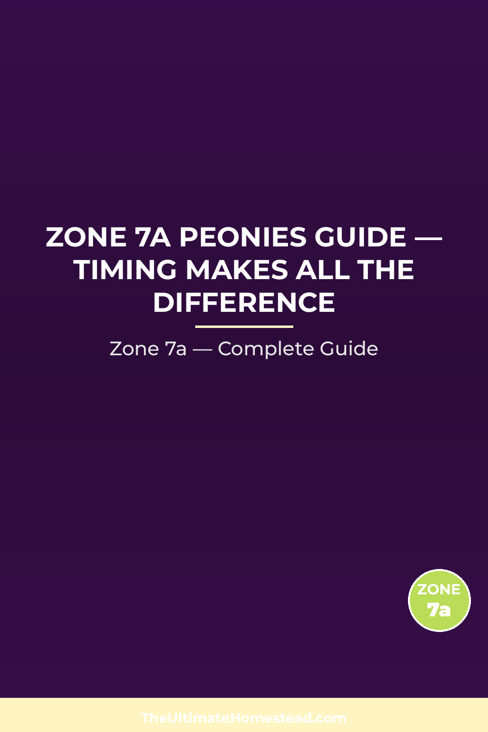 When to Plant Peonies in Zone 7a